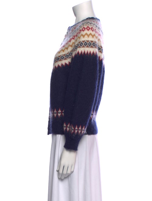 DÔEN Mohair Printed Sweater