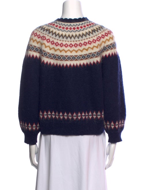 DÔEN Mohair Printed Sweater