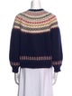 DÔEN Mohair Printed Sweater