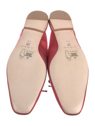 DÔEN Satin Bow Accents Mules