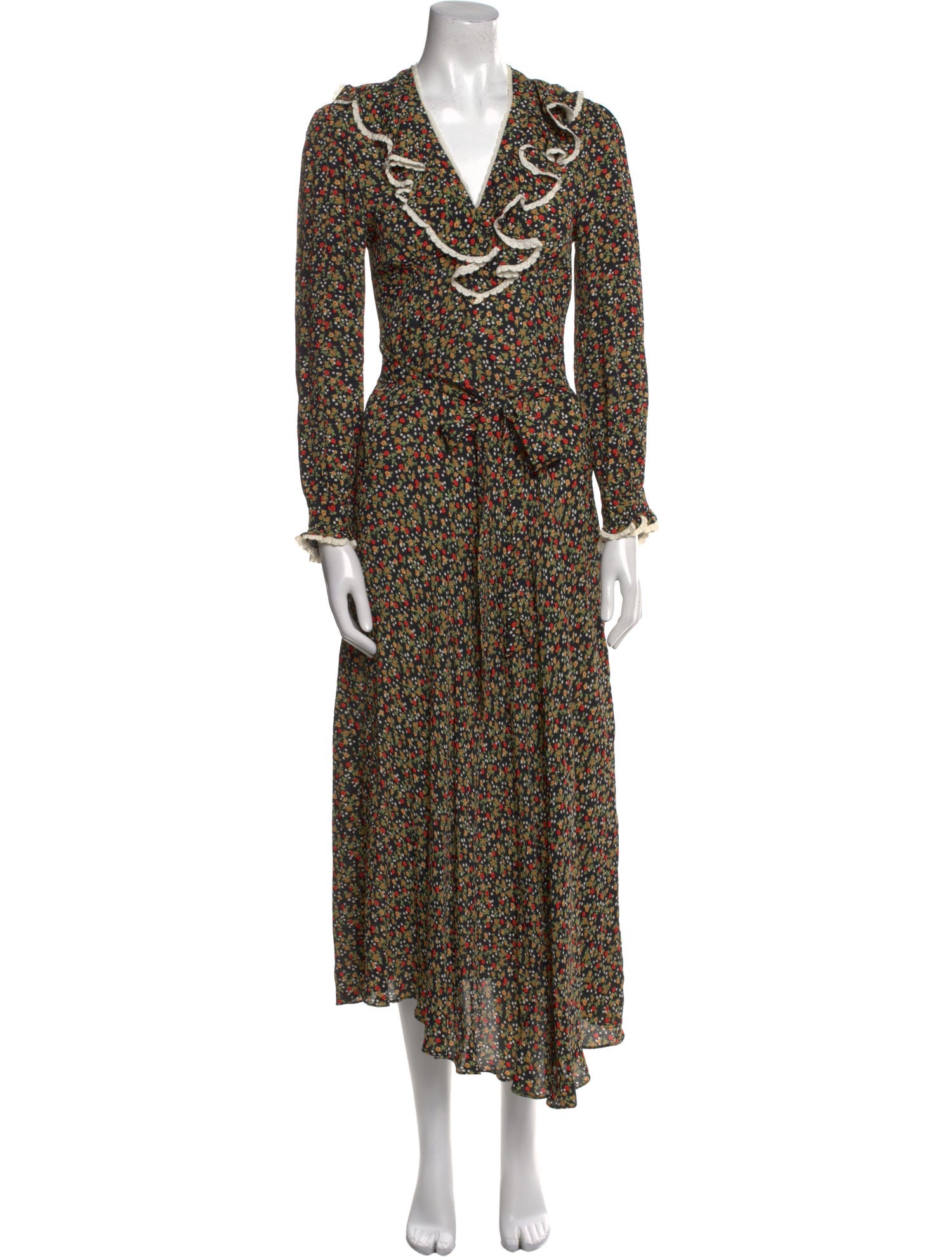 DÔEN Floral Print Long Dress