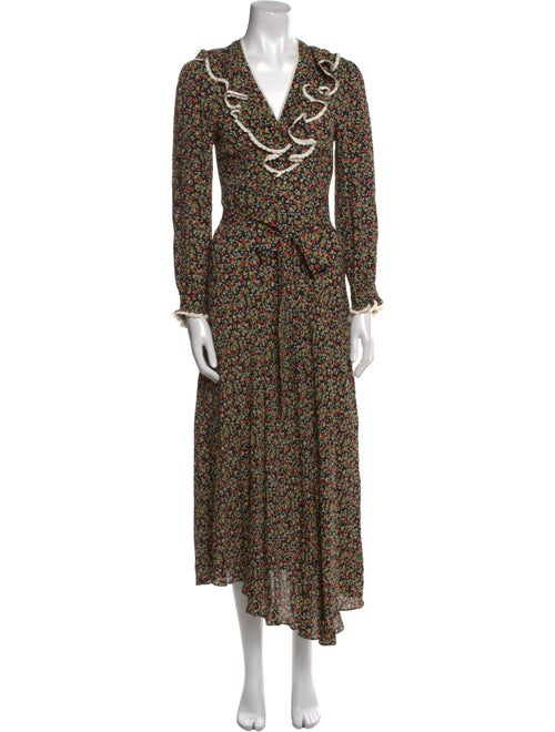 DÔEN Floral Print Long Dress