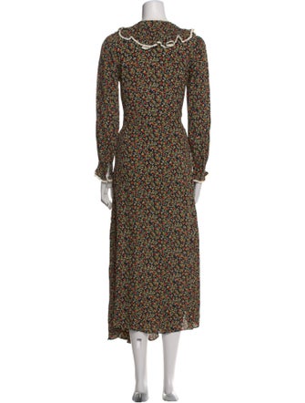 DÔEN Floral Print Long Dress