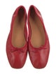 DÔEN Leather Bow Accents Ballet Flats