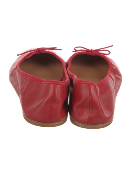 DÔEN Leather Bow Accents Ballet Flats