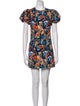 DÔEN Floral Print Mini Dress