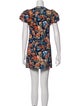 DÔEN Floral Print Mini Dress