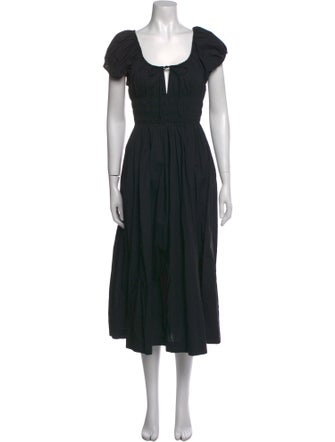 DÔEN Scoop Neck Long Dress