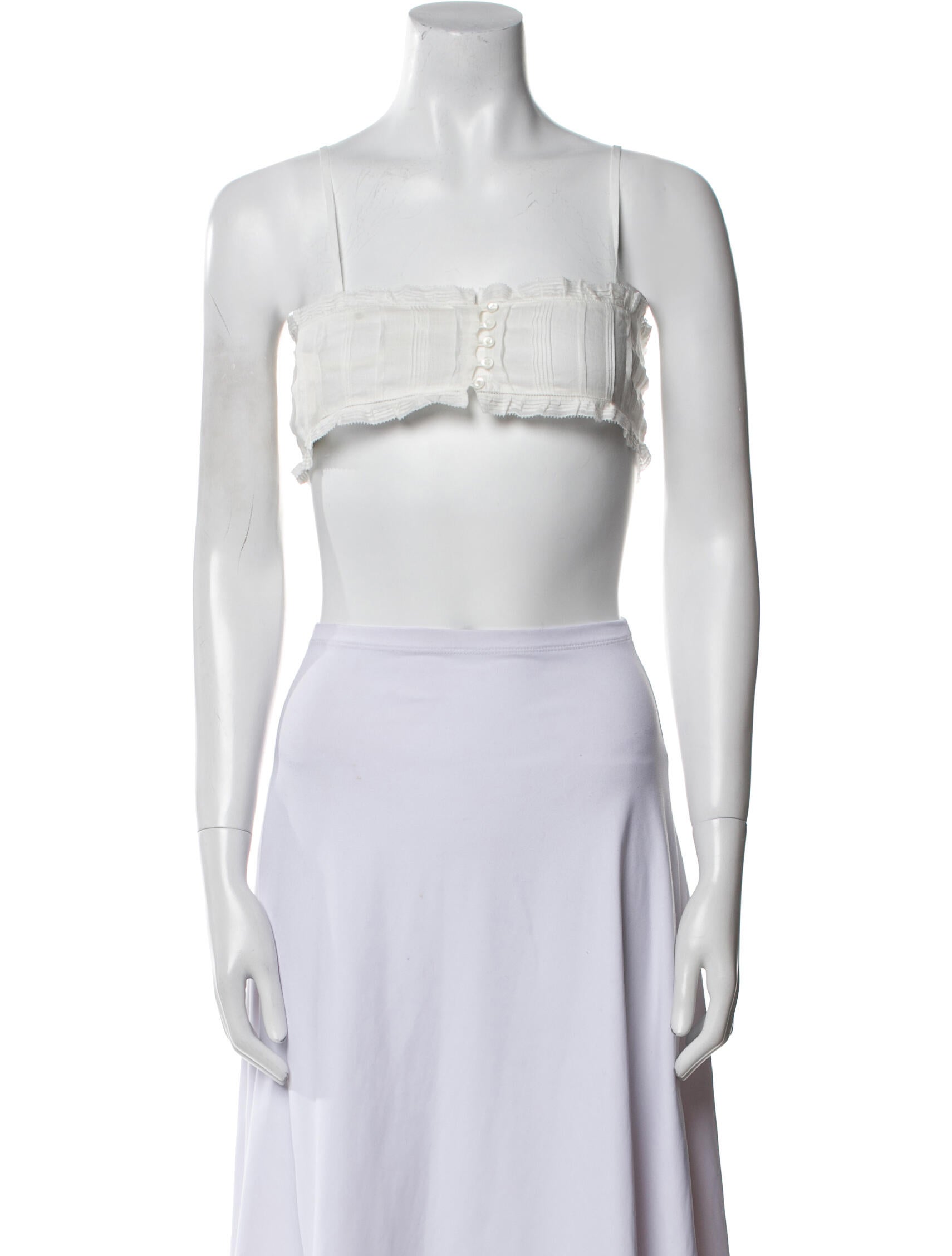 DÔEN Square Neckline Sleeveless Crop Top w/ Tags