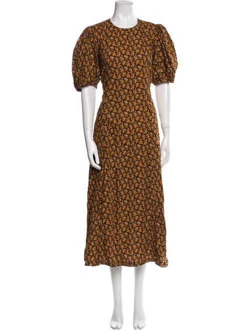 DÔEN Floral Print Long Dress