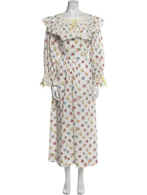 DÔEN Floral Print Long Dress