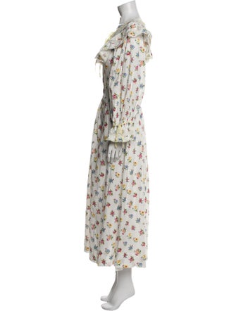 DÔEN Floral Print Long Dress