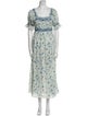 DÔEN Floral Print Long Dress
