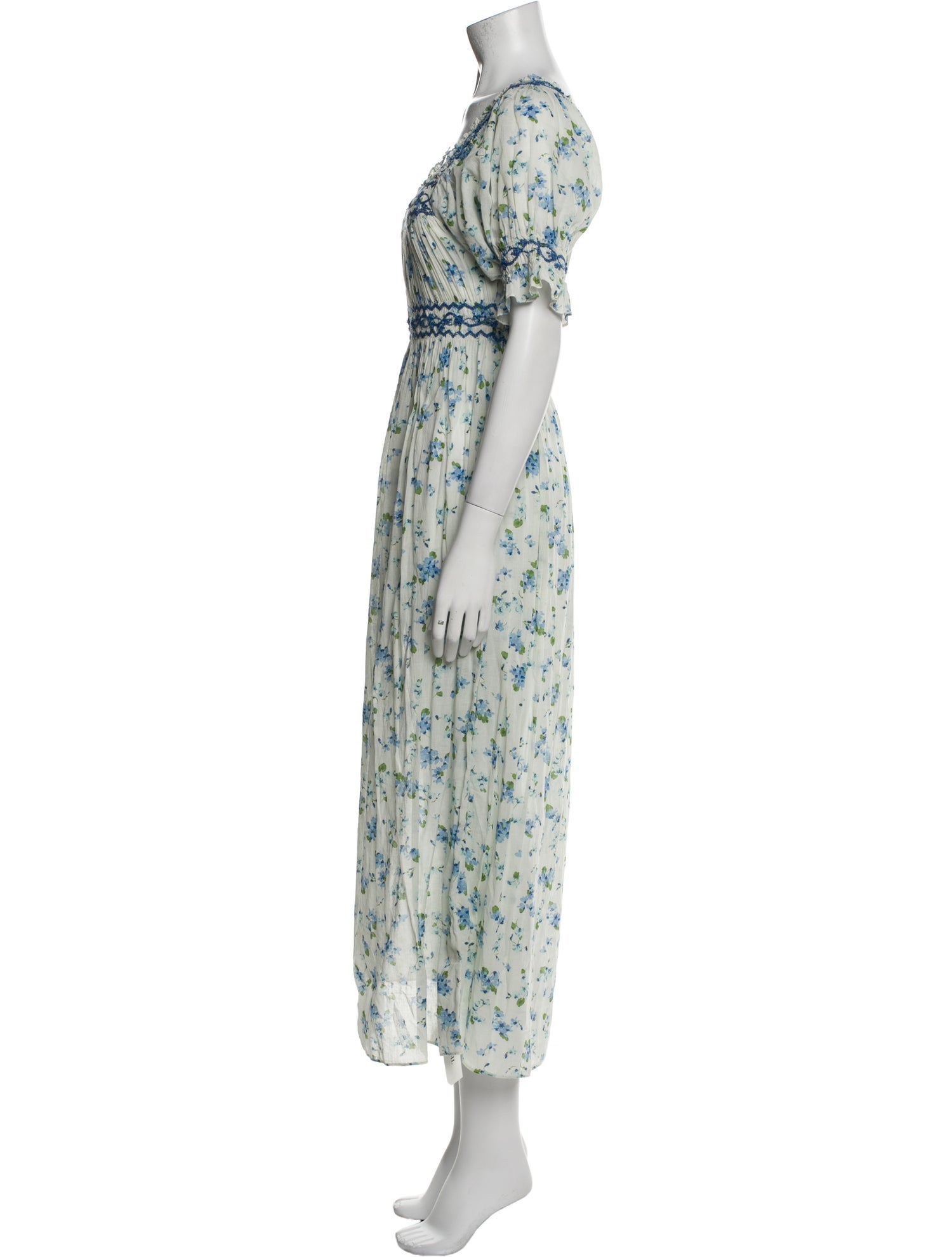 DÔEN Floral Print Long Dress