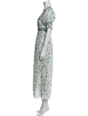 DÔEN Floral Print Long Dress
