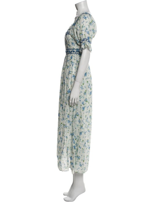 DÔEN Floral Print Long Dress