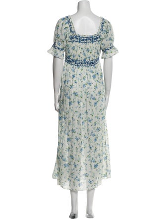 DÔEN Floral Print Long Dress