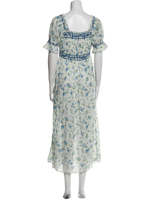 DÔEN Floral Print Long Dress