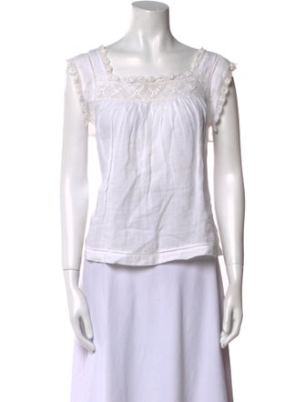 DÔEN Square Neckline Sleeveless Top