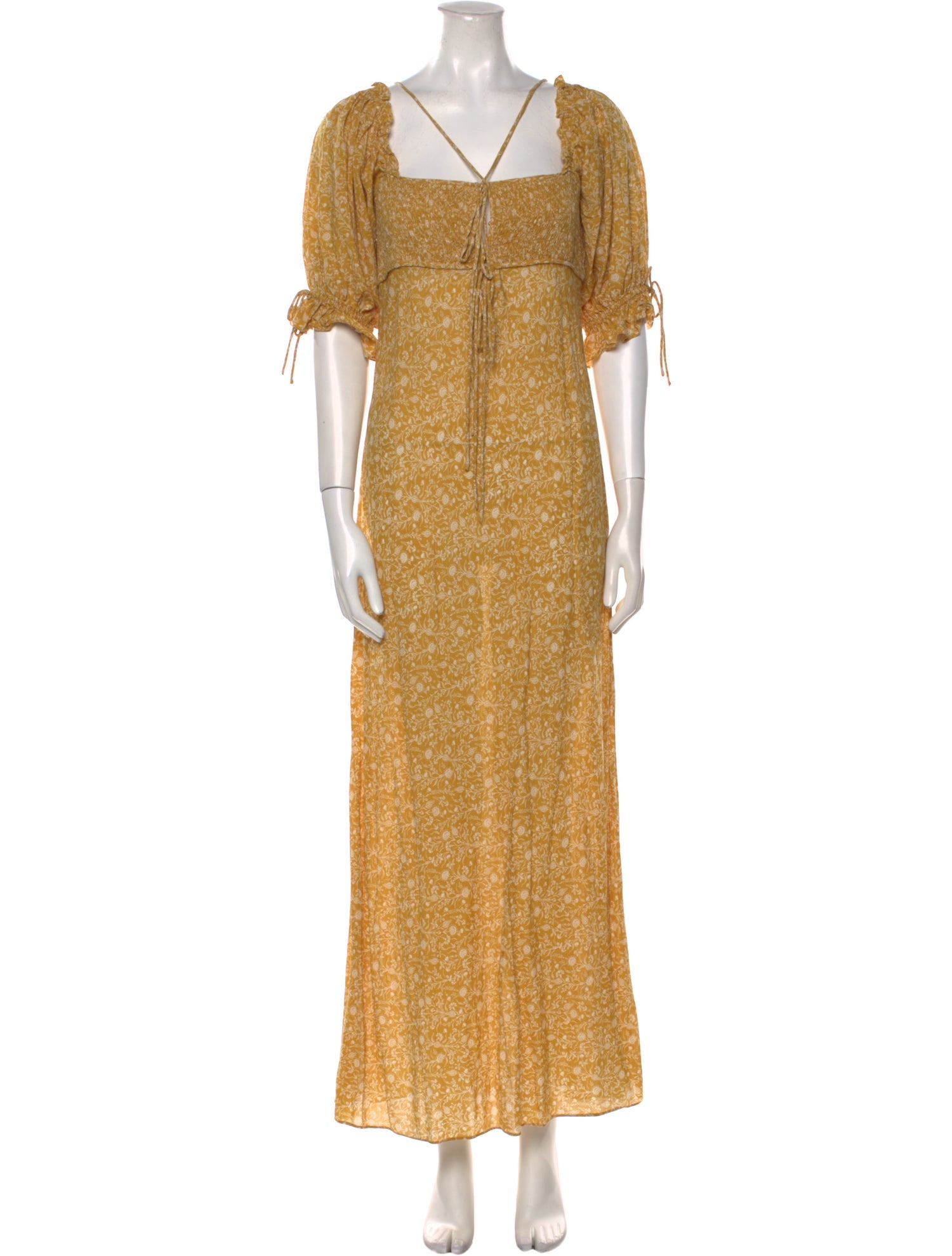 DÔEN Floral Print Long Dress