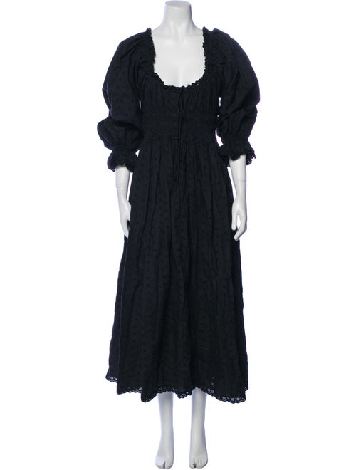 DÔEN Scoop Neck Long Dress