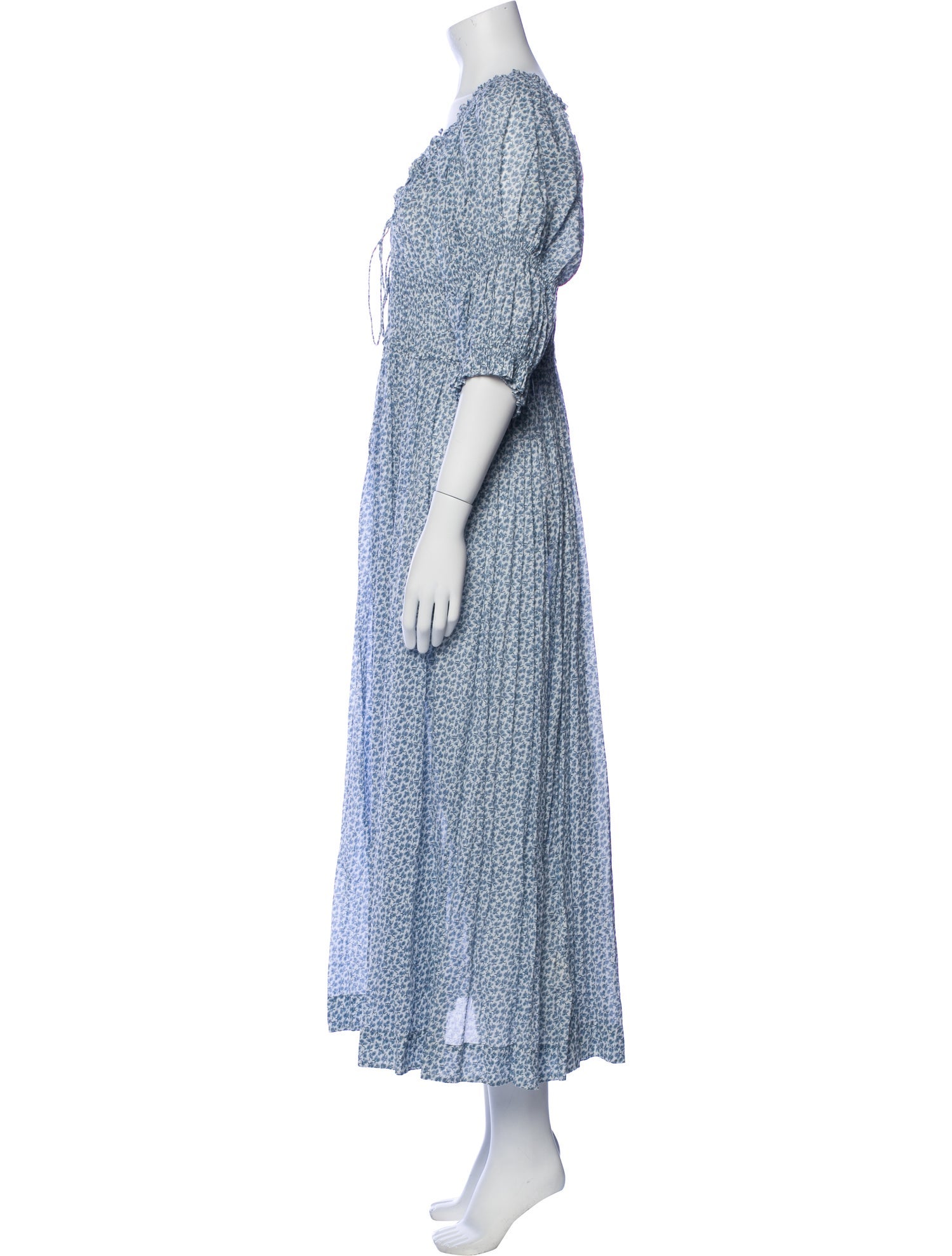 DÔEN Floral Print Long Dress