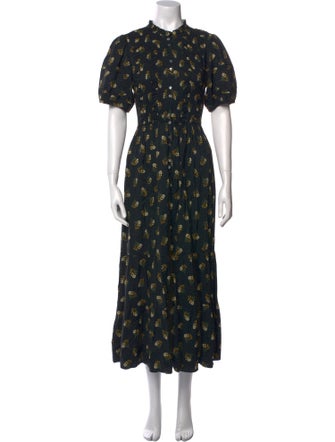 DÔEN Floral Print Long Dress