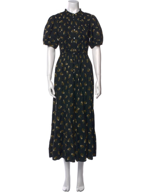 DÔEN Floral Print Long Dress