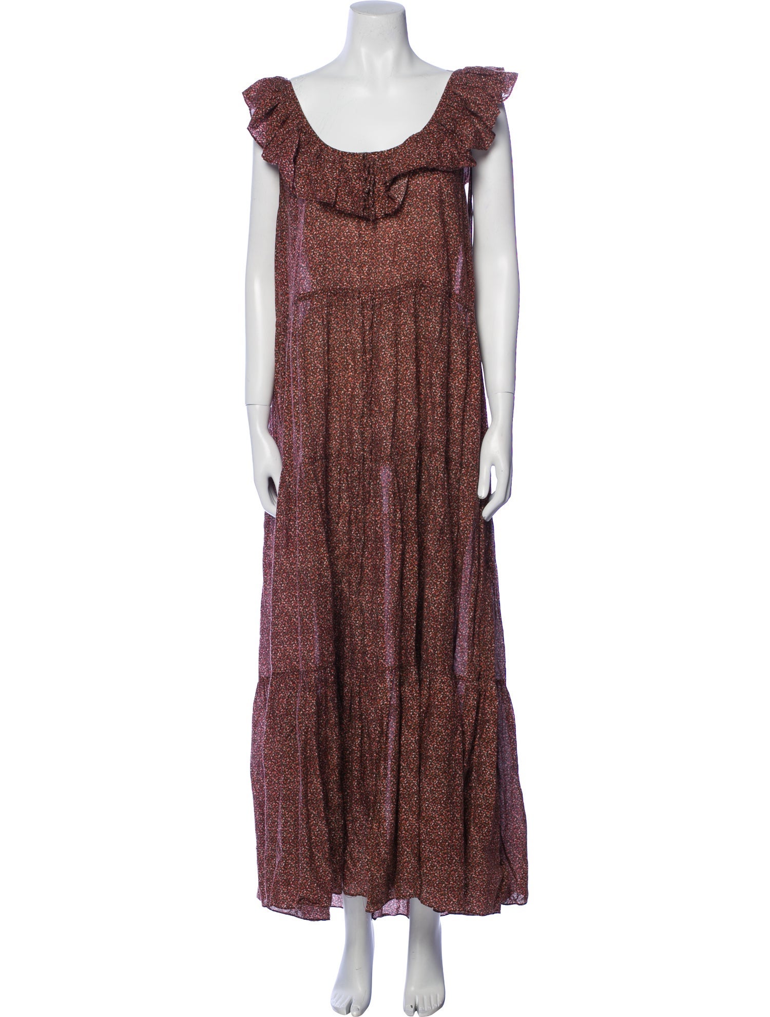 DÔEN Printed Long Dress