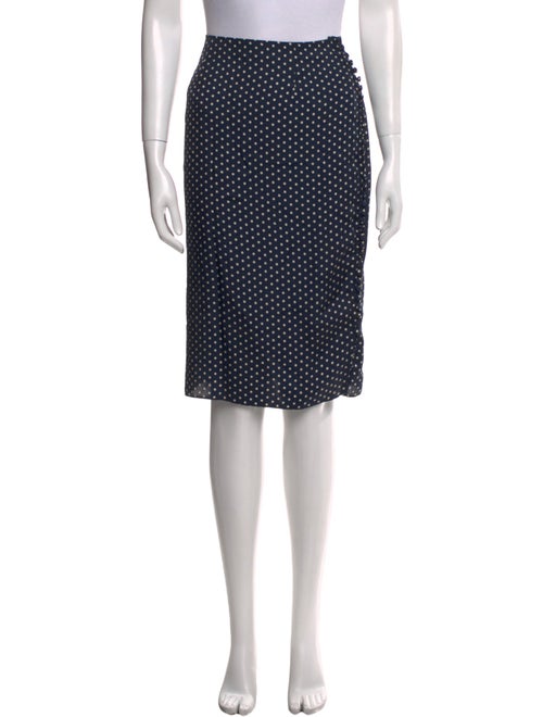 DÔEN Silk Knee-Length Skirt