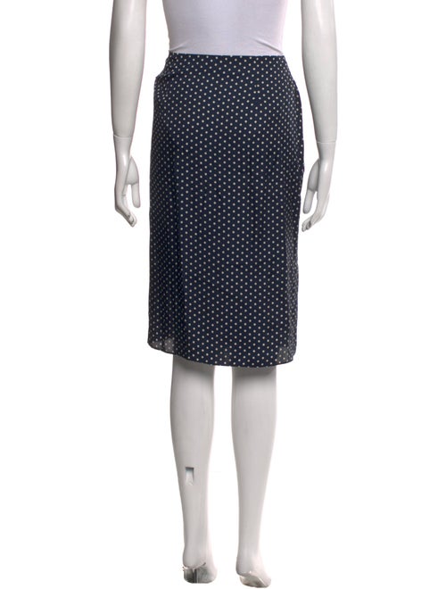 DÔEN Silk Knee-Length Skirt