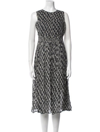 DÔEN Printed Midi Length Dress