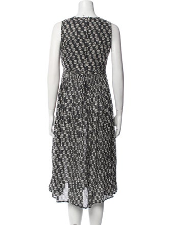 DÔEN Printed Midi Length Dress