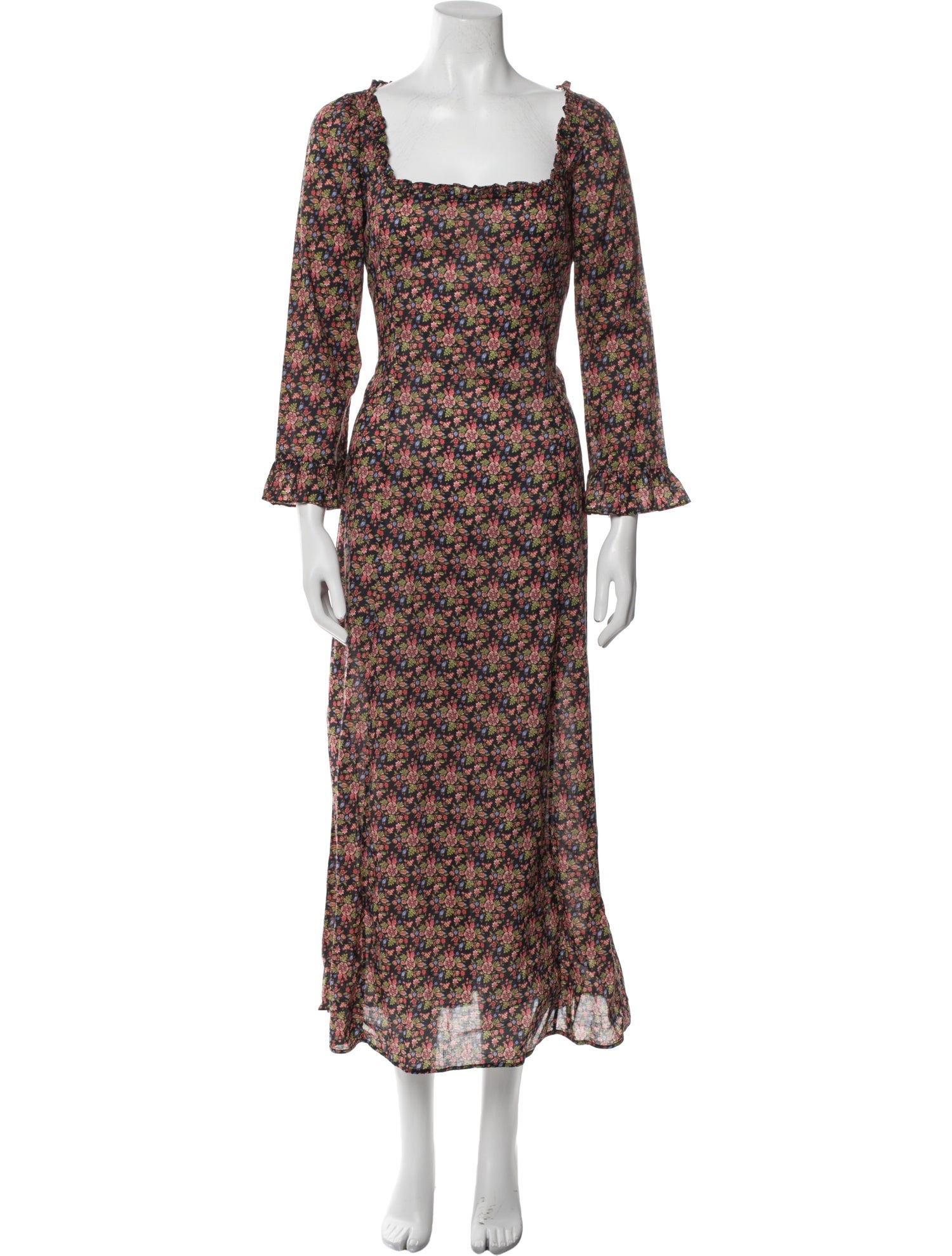 DÔEN Floral Print Long Dress