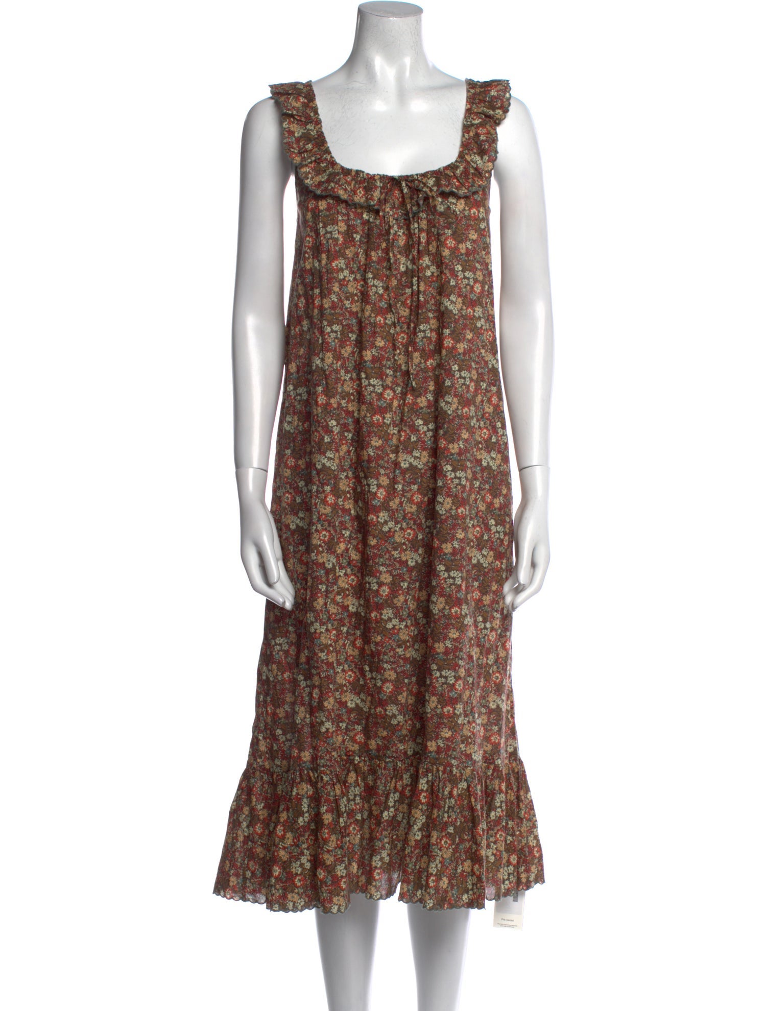 DÔEN Floral Print Long Dress