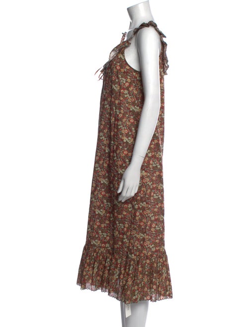 DÔEN Floral Print Long Dress