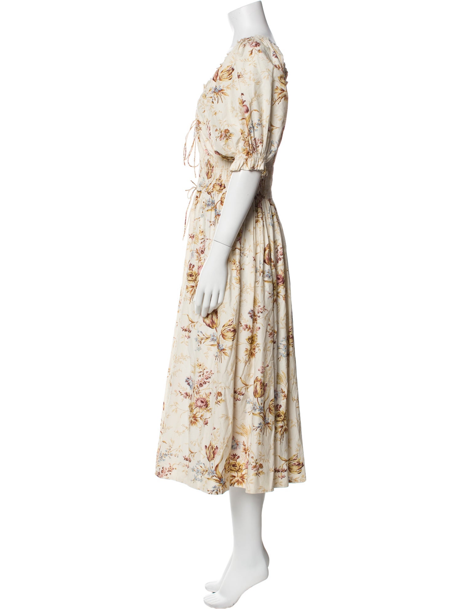 DÔEN Floral Print Long Dress