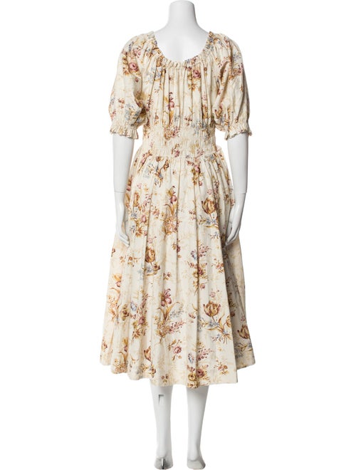 DÔEN Floral Print Long Dress