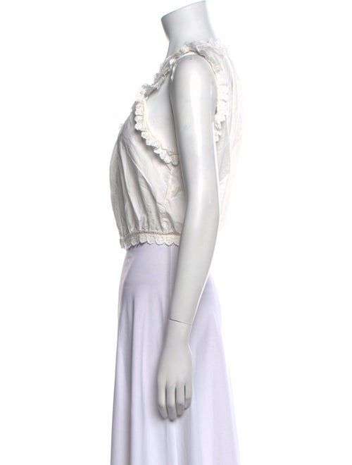 DÔEN Square Neckline Sleeveless Crop Top