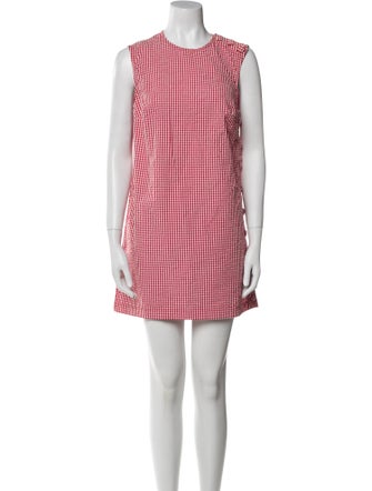 DÔEN Plaid Print Mini Dress