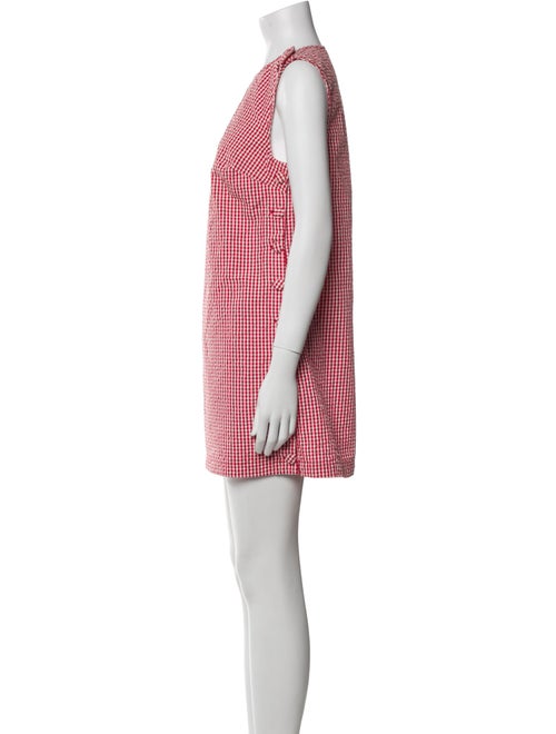 DÔEN Plaid Print Mini Dress