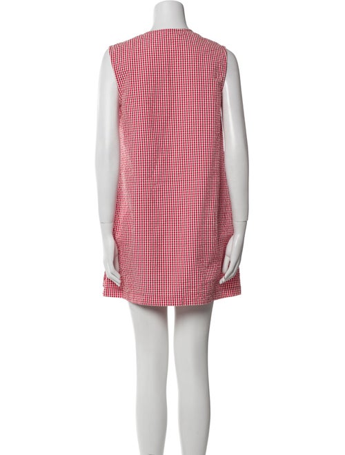 DÔEN Plaid Print Mini Dress