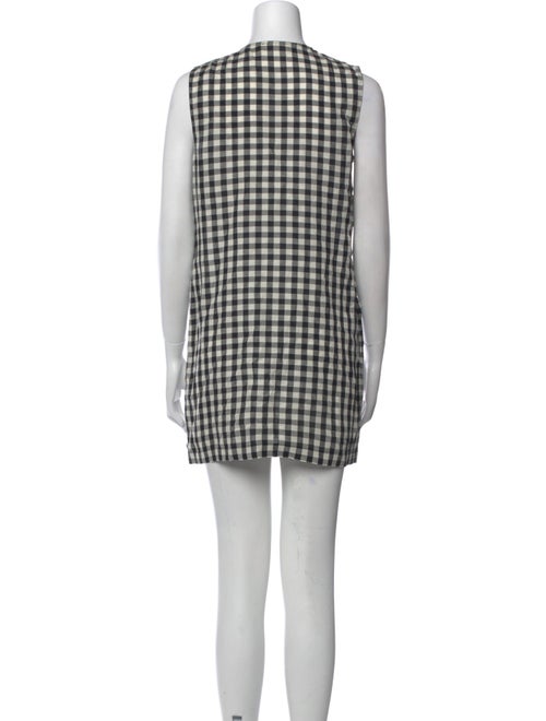DÔEN Plaid Print Mini Dress