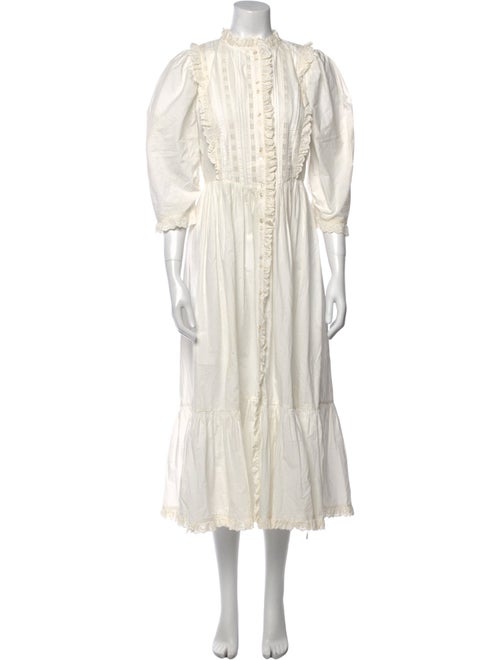 DÔEN Mock Neck Long Dress