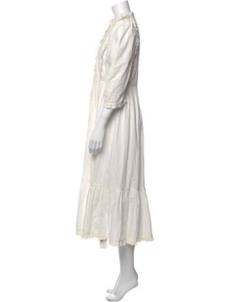 DÔEN Mock Neck Long Dress