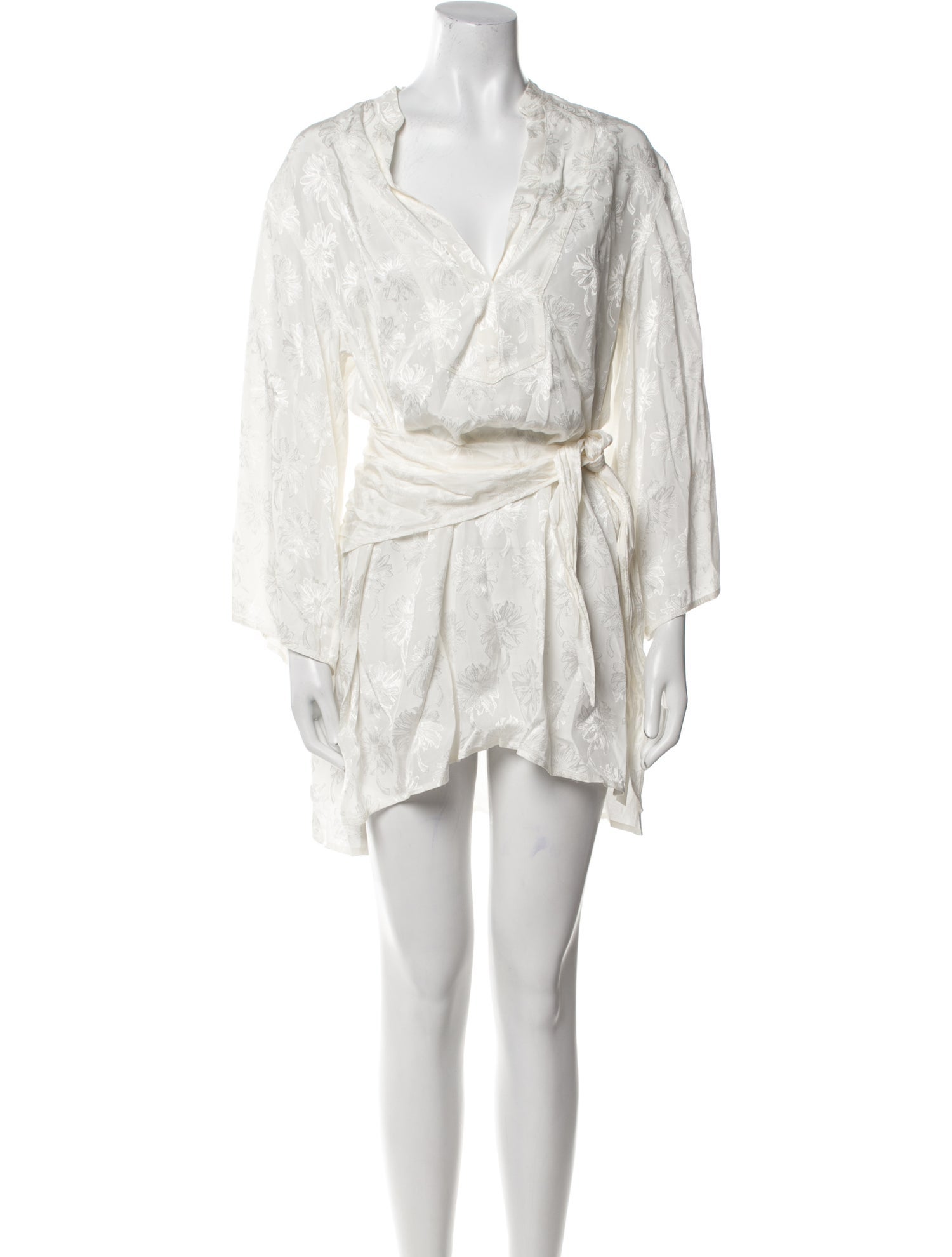 DÔEN V-Neck Mini Dress