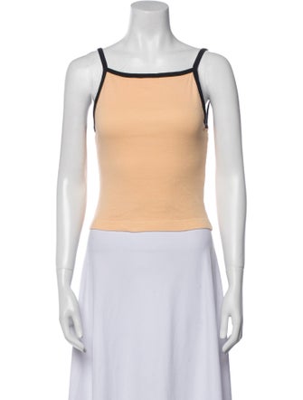 DÔEN Square Neckline Sleeveless Crop Top