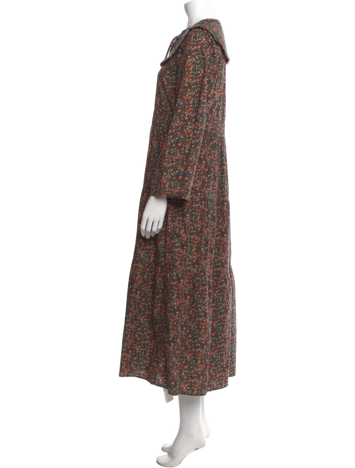 DÔEN Floral Print Long Dress