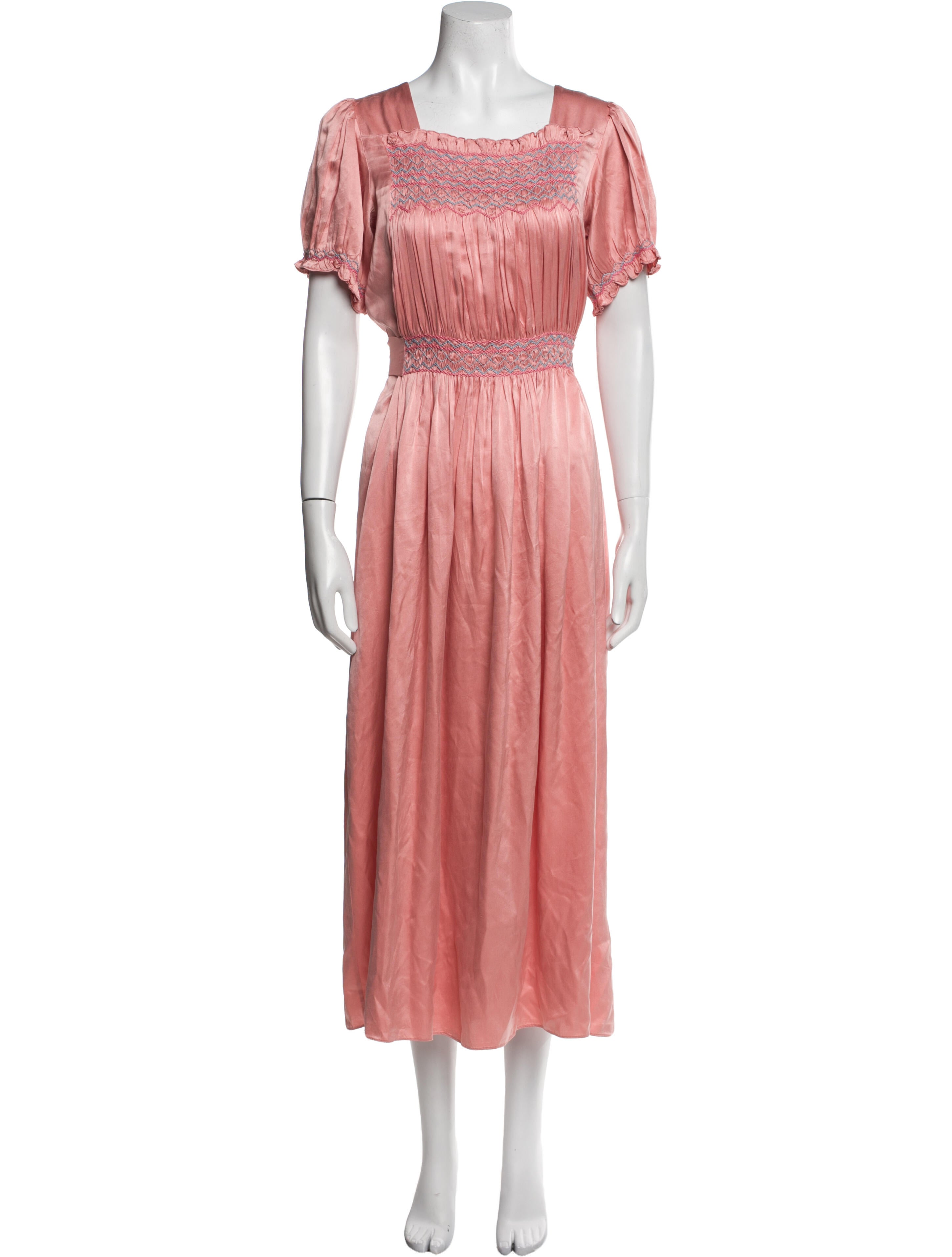 DÔEN Silk Midi Length Dress w/ Tags