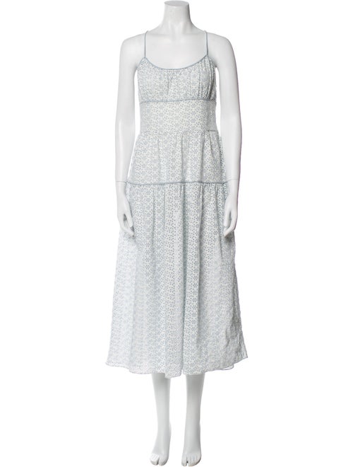 DÔEN Lace Pattern Long Dress